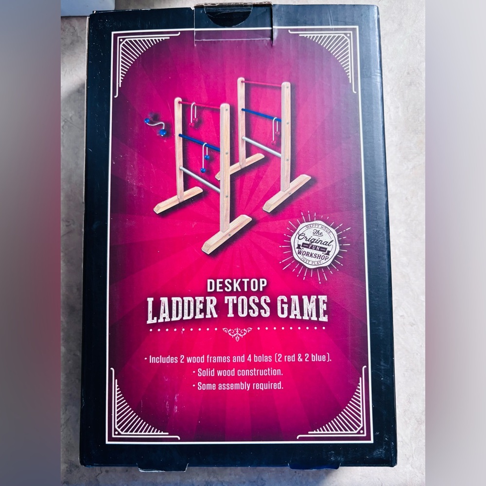 NWT~Desktop Ladder Toss Game - Multicolor - Picture 2 of 2